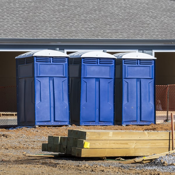 are there any restrictions on what items can be disposed of in the portable toilets in Canton